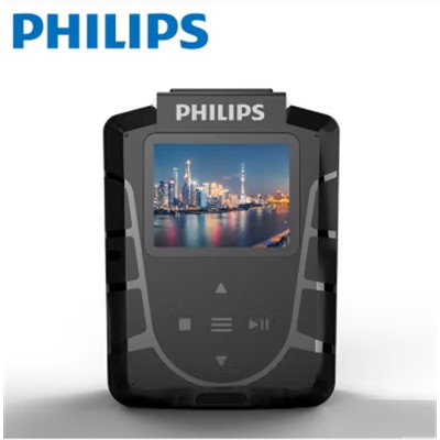 飛利浦 （PHILIPS ）VTR-8110 通用無(wú)線(xiàn)電通信設(shè)備 執(zhí)法記錄儀 音視頻記錄儀高清紅外夜視 高清攝像機(jī) 防水IP68級(jí) 128G內(nèi)存